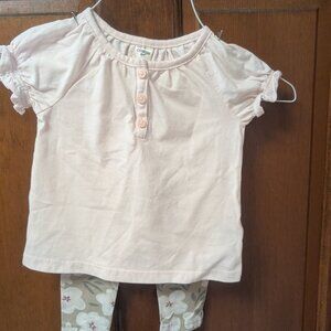 Toddler Shirt and Leggings set, size 18-24 months